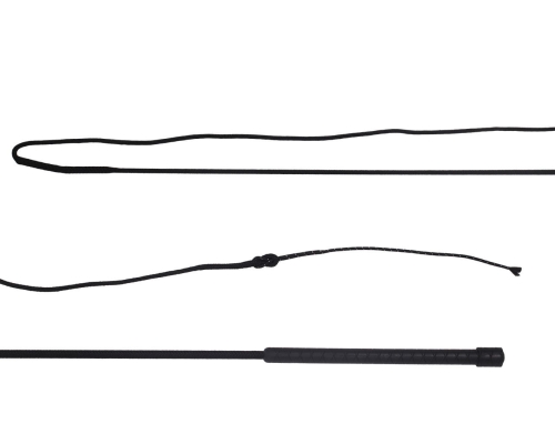 Bat do lonżowania składany QHP w kolorze czarnym