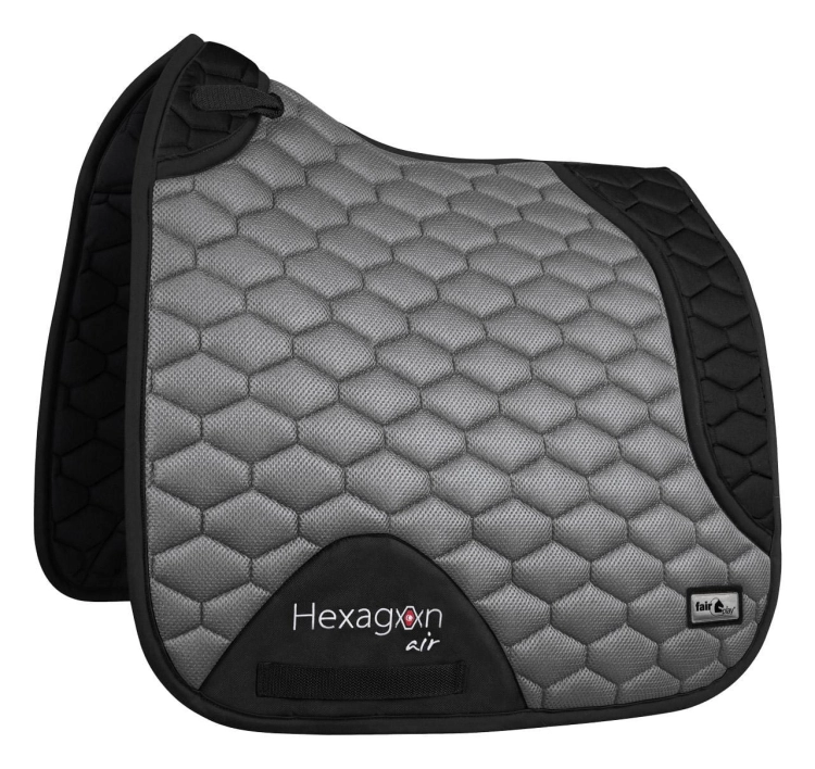 FAIR PLAY Czaprak HEXAGON AIR 3D Szary/czarny