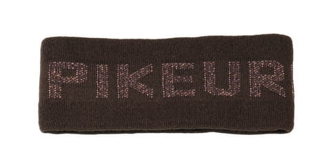 Opaska jeździecka Pikeur Logo w kolorze Brown - widoczne logo z kryształków