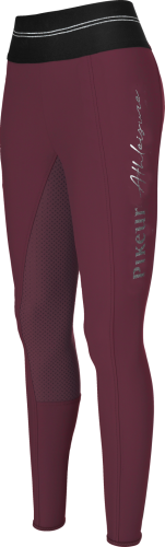 Breginsy damskie Pikeur Gia w kolorze burgundy widoczne z przodu