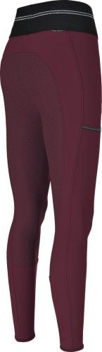 Breginsy damskie Pikeur Gia w kolorze burgundy widoczne z tyłu