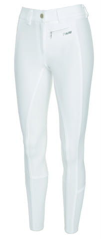 Bryczesy damskie Pikeur Henriette w kolorze white widoczne z przodu
