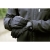 Rękawiczki jeździeckie HKM Softshell w kolorze czarnym