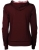 Bluza jeździecka Harry's Horse Just Ride w kolorzze bordowym z elementami rosegold widoczna z tyłu