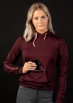 HARRY'S  bluza JUST RIDE burgundy/rosegold  24H