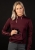 Bluza jeździecka Harry's Horse Just Ride w kolorzze bordowym z elementami rosegold