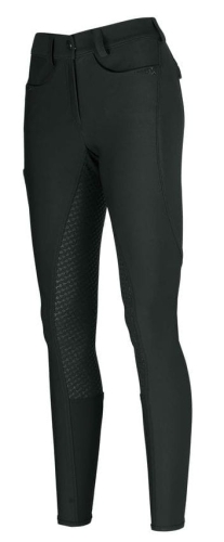 Bryczesy z pełnym lejem Pikeur Laure w kolorze  Dark Green widoczne z przodu