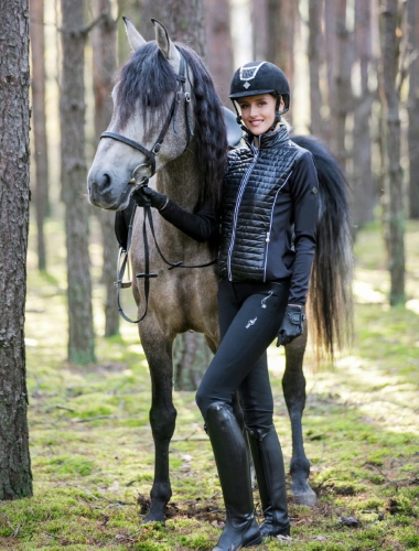 Bryczesy damskie Fair Play Liviana w kolorze granatowym