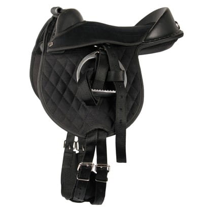 HARRY'S HORSE Siodło BAMBINO Komplet Czarne