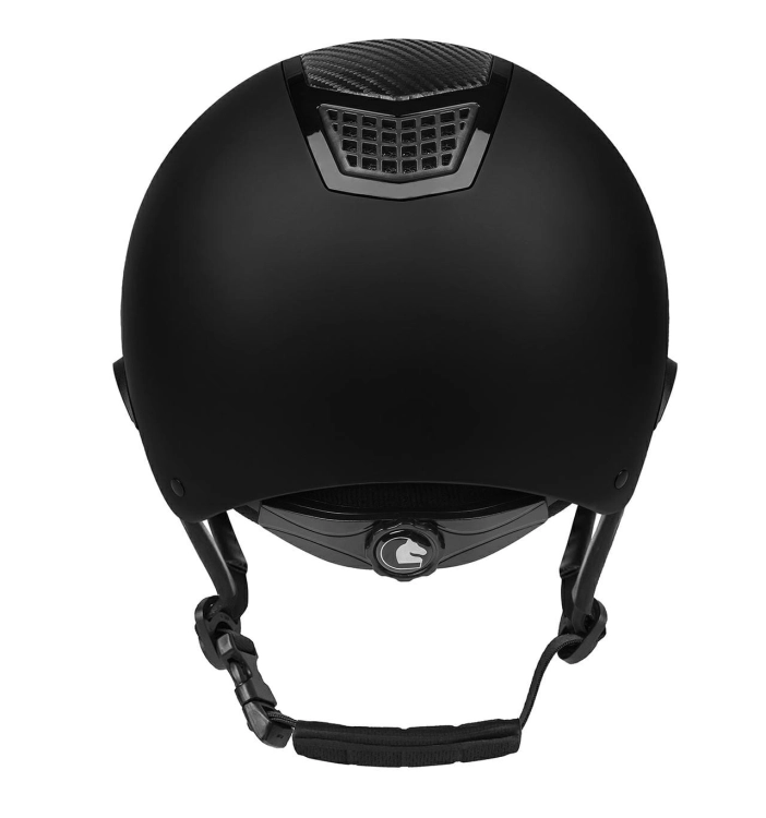 Kask jeździecki regulowany Fair Play Quantinum W-V Carbon w kolorze czarnym
