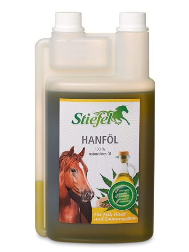 Olej konopny dla koni Stiefel Hanfol 1000ml
