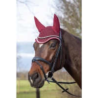 HKM nauszniki ROMY wine red