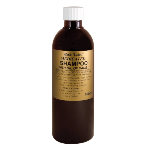 Leczniczy szampon dla koni i zwierząt Gold Label Medicated Shampoo 500ml