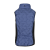 Kamizelka jeździecka ze wstawkami z softshellu Horze Shelly w kolorze niebieskim blue widoczna z tyłu