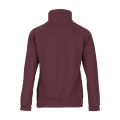 Bluza do jazdy konnej Horze Elinor w kolorze bordowym widoczna z tyłu
