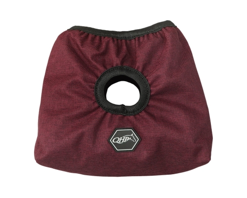 Pokrowce na strzemiona QHP w kolorze burgundy