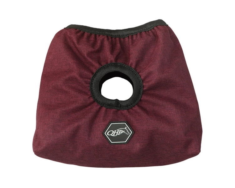 Pokrowce na strzemiona QHP w kolorze burgundy