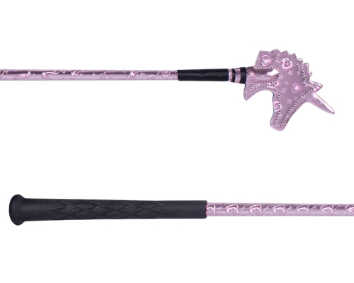 Bacik skokowy w kolorze różowym QHP Unicorn Pink Hearts