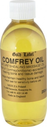 Olejek do masażu dla koni Gold Label Comfrey Oil 250ml