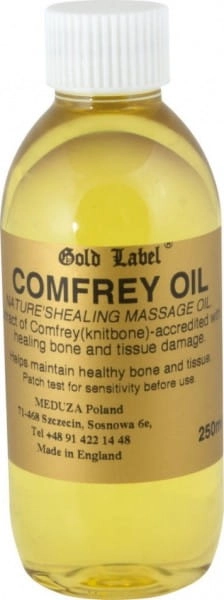 Olejek do masażu dla koni Gold Label Comfrey Oil 250ml