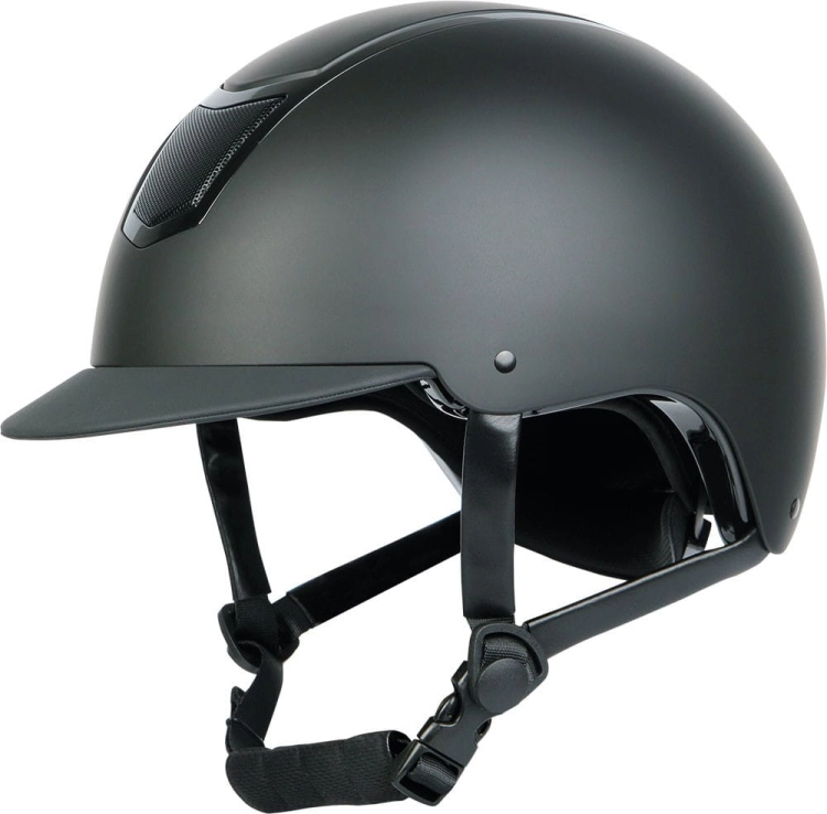 Kask jeździecki Harry's Horse Matterhorn Mat w kolorze czarnym