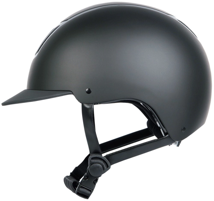 Kask jeździecki Harry's Horse Matterhorn Mat w kolorze czarnym