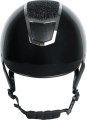 Kask jeździecki Harry's Horse Matternhorn w kolorze black/silver widoczny z przodu