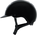 Kask jeździecki Harry's Horse Matternhorn w kolorze black/silver widoczny z boku