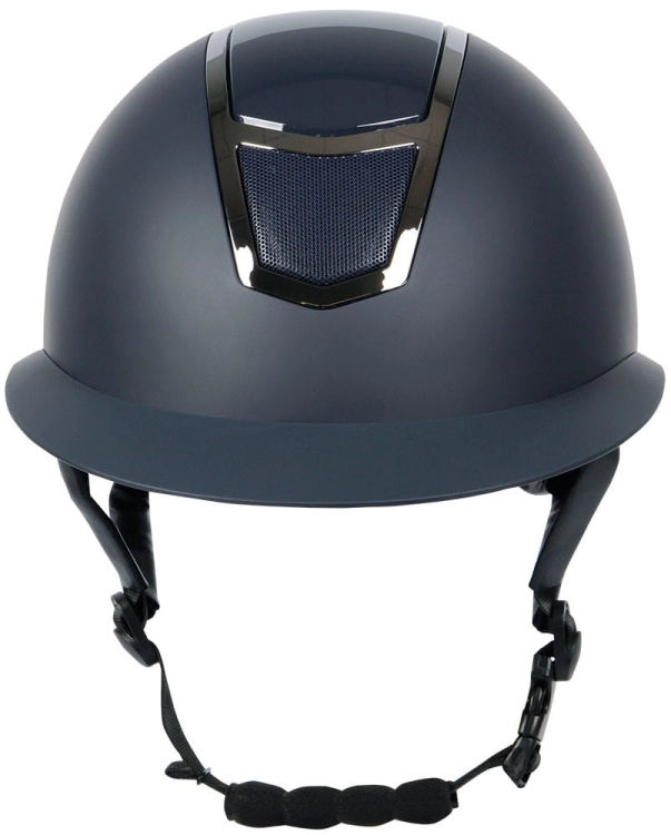 Kask jeździecki z szerokim daszkiem Harry's Horse Mont Blanc w kolorze granatowym