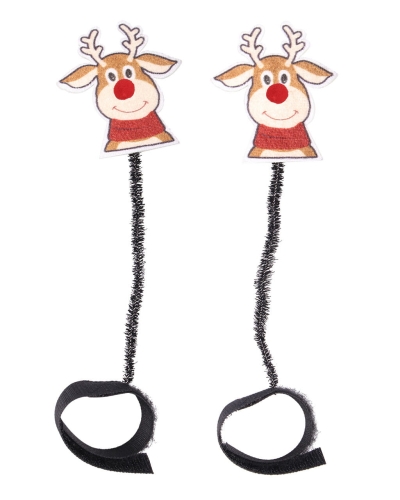 Świąteczna ozdoba na ogłowie QHP Christmas Rudolf