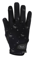 YORK rękawiczki HORSI czarne