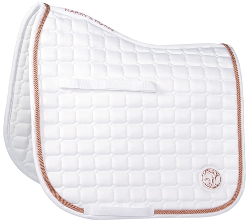 Czaprak Harry's Horse Reverso Rosegold w kolorze białym