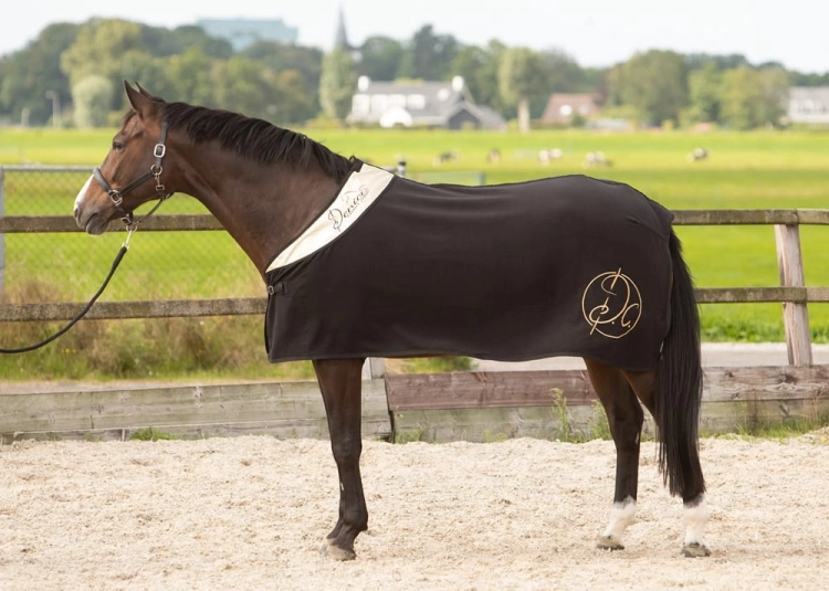 Derka polarowa Harry's Horse Denici w kolorze czarnym