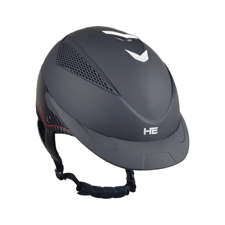 Kask jeździecki Horsenjoy Smart w kolorze czarnym