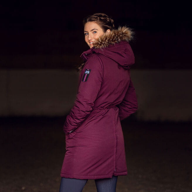 VERTIGO Kurtka parka GWYNETH Bordo