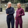 Bluza jeździecka Horze Elinor w dwóch wersjach kolorystycznych, zaprezentowana przez modelki