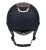 Kask jeździecki z szerokim daszkiem Fair Flay Quantium Eclipse W-V w kolorze navy/rosegold widoczny z tyłu