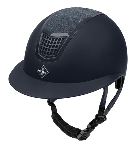 Kask jeździecki z szerokim daszkiem Fair Flay Quantium Eclipse W-V w kolorze navy