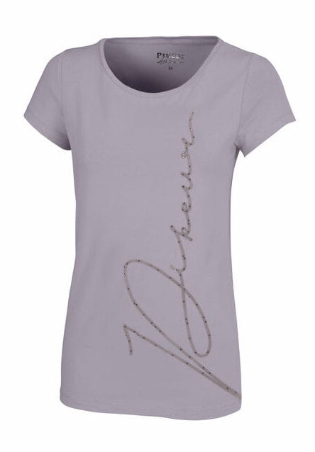 Bluzka jeździecka damska Pikeur Pary w kolorze Silk Purple widoczna od przodu