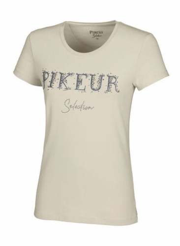 Bluzka jeździecka Pikeur Phily w kolorze Beige z widoczną aplikacją