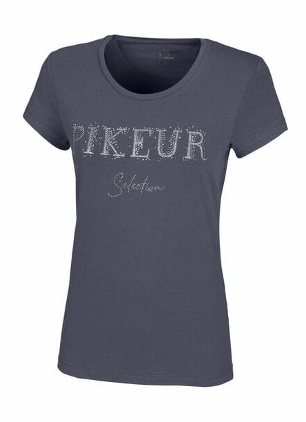 Bluzka jeździecka Pikeur Phily w kolorze Dark Grey z widoczną aplikacją