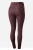 Bryczesy z lejem silikonowym Horze Andrea w kolorze burgundy red mahogany widoczne z tyłu