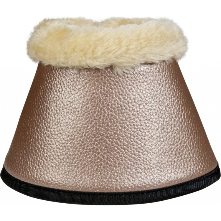 HKM Kalosze z futrem COMFORT Premium Rosegold