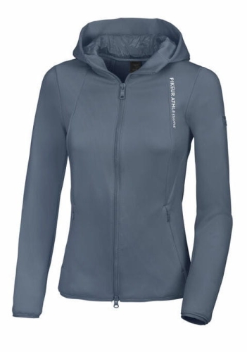 Kurtka jeździecka damska softshell Pikeur Odelia Vintage Blue widok z przodu