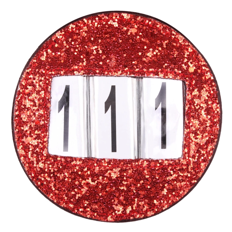 Numery startowe QHP Rio w kolorze czerwonym