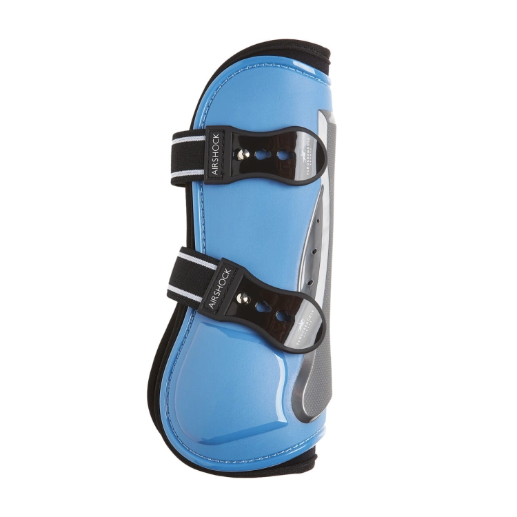 Ochraniacze dla konia na przednie nogi Schockemohle Air Shock w kolorze cloud blue