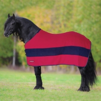 HORSENJOY derka polarowa JASMINE bordowa