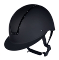 Czarny kask jeździecki HKM Lady Shield Diamond