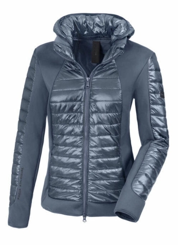 Kurtka jeździecka damska Pikeur Orea Vintage Blue widok z przodu