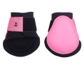 Ochraniacze na tylne nogi QHP Rio w kolorze powder pink